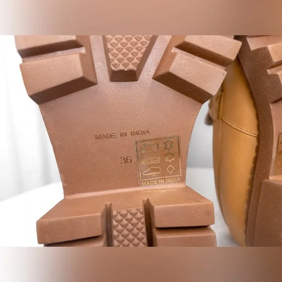 Free People Lyra Lug Sole Loafer • Tan Brown • NWOB - Picture 6 of 10